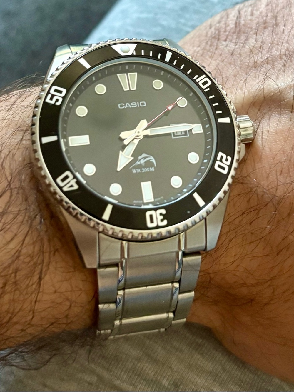 Casio Duro 200M Diver – Classic Black Dial (Mint Condition)